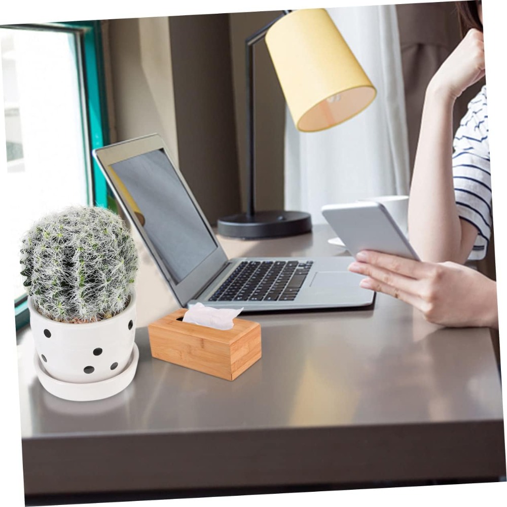 Wooden Tissue Box Modern Minimalist Tissue Box Holder Wood Tissue Case for Hotel Restaurant Hotel Office Easy-Refill