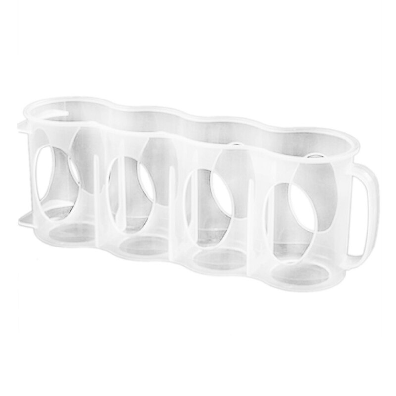 Congélateur réfrigérateur boîte de rangement panier Cola boisson canette conteneur peu encombrant quatre caisse organisateur plateaux bacs Gadgets de cuisine: Clair
