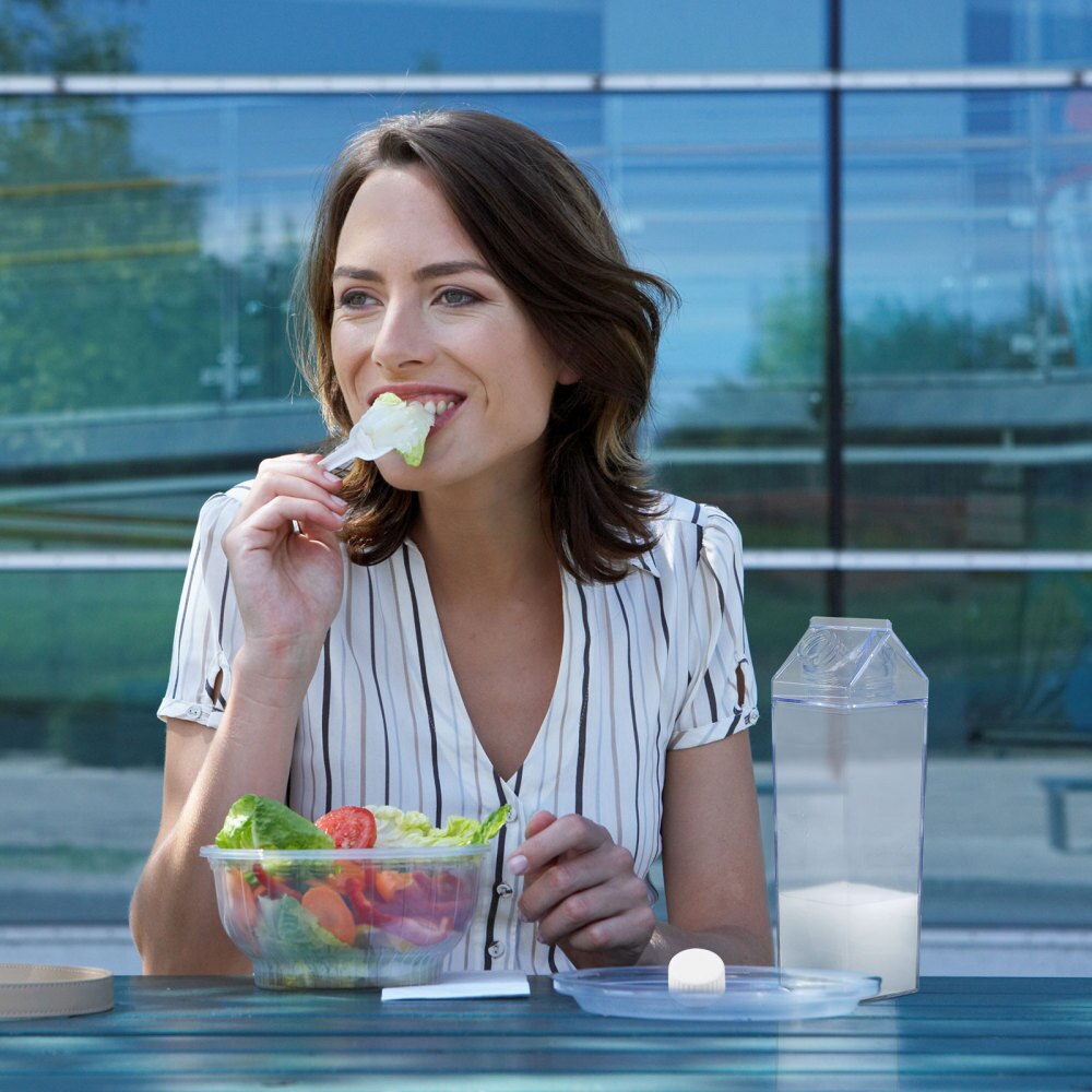 Cabilock Transparent Bottle 500ml Milk Bottle Drink