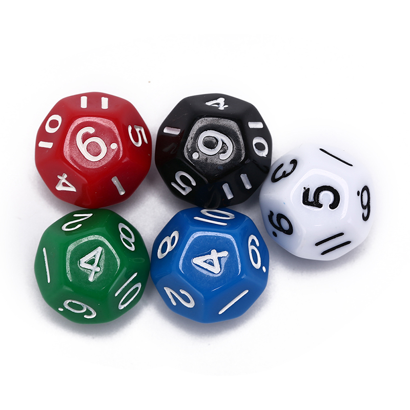 Herramienta de juego, de 12 lados, con dado de 12 caras, juego de dados dnd D12, accesorios de , 25g