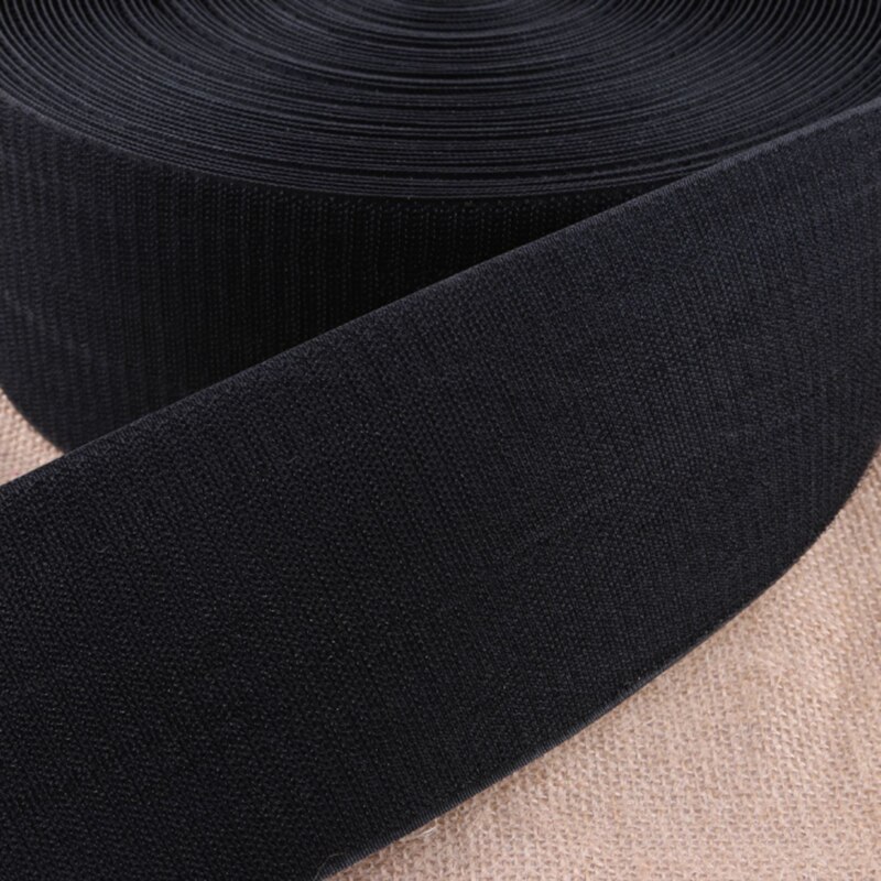 2cm 24m par krog og løkke selvklæbende tape velcro fleksible wrap sko tøj tape nylon sy på trykknapper
