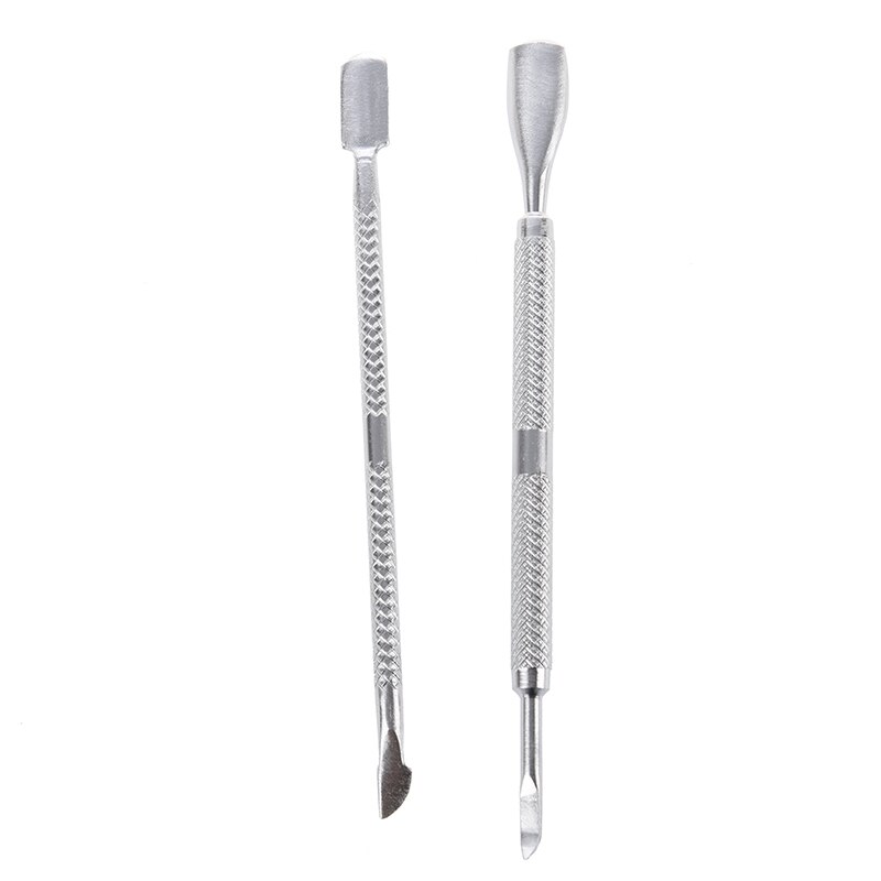 2 nail art stainless steel pusher remover tool: Default Title