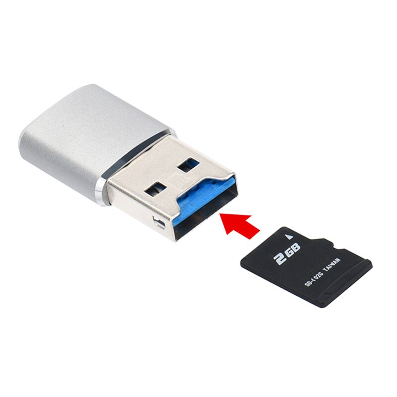 kebidu 5Gbps Mini USB 3.0 MicroSD TF OTG Micro Card Reader For TF Card Micro SD/SDXC/SDXC USB Card Adapter