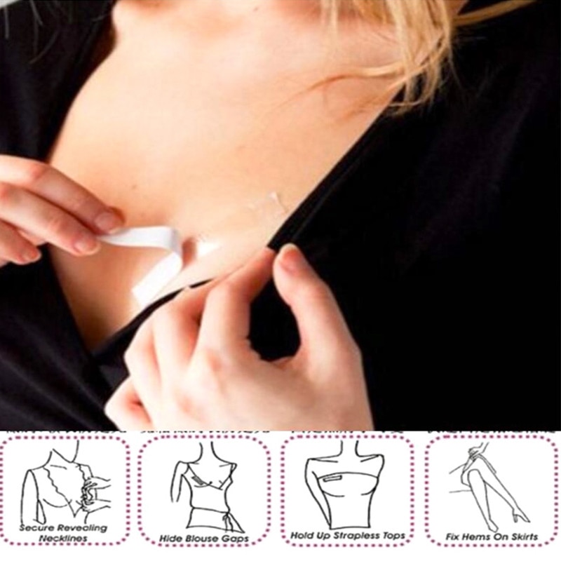 Ondergoed Band Anti-Slip Dubbelzijdig Tape Kleding Lijm Voor Vrouwen Body Skin JS23