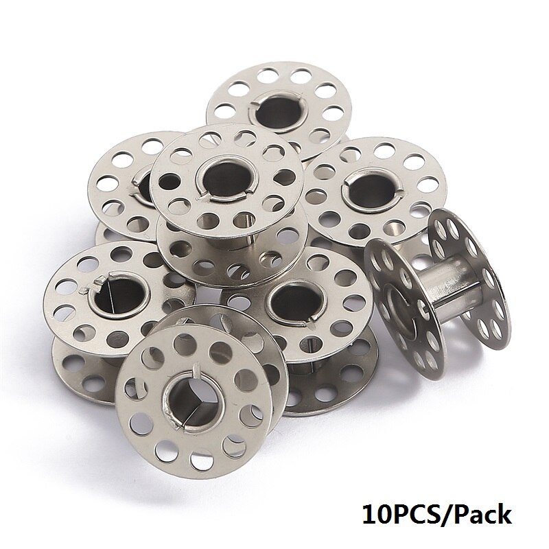10 sztuk metalowe szpulki szpula krawiectwo narzędzie, plastikowe szpule robić maszyn robić szycia, szpula szpule robić szycia akcesoria: styl 2