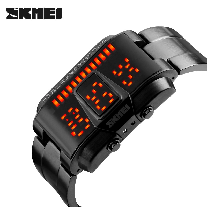 Skmei Mode Creatieve Led Sport Horloges Mannen Top Luxe 5ATM Waterdicht Horloge Digitale Horloges Relogio Masculino