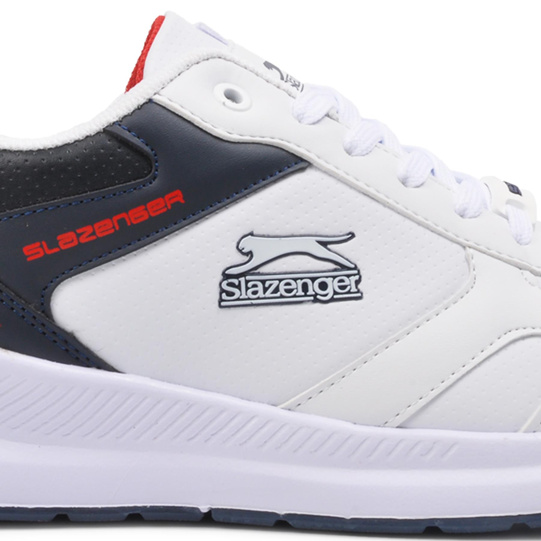 Zapatillas deportivas Slazenger Zero para hombre, color blanco y azul marino