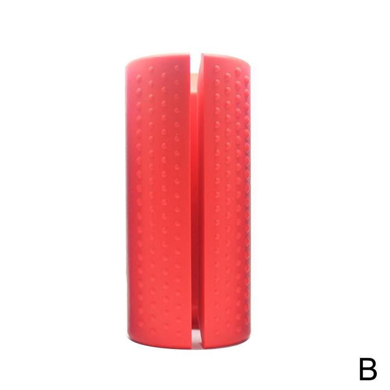1Pcs Thick Fat Barbell Silicone Grips Pull Up Weightlifting Protect Body Anti-Slip Pad Support Building Fitness Equipment A8P5: B