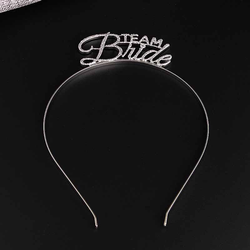 Hold brud stamme brudepige tiara krone pandebånd polterabend bruden skal være bryllup brude brusebad piger nat dekoration