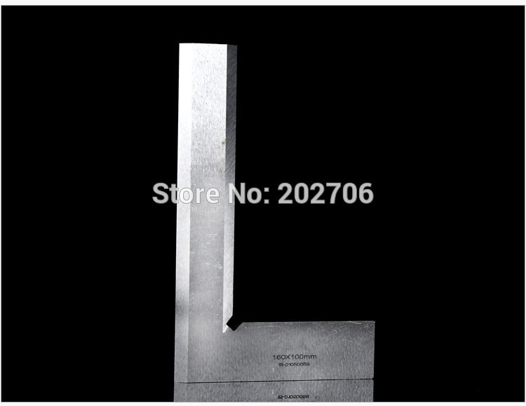 Hoek Heerser Bevel Edge Vierkante Gauge Rvs 160*100 Mm Hoek 90 Graden Meetinstrumenten