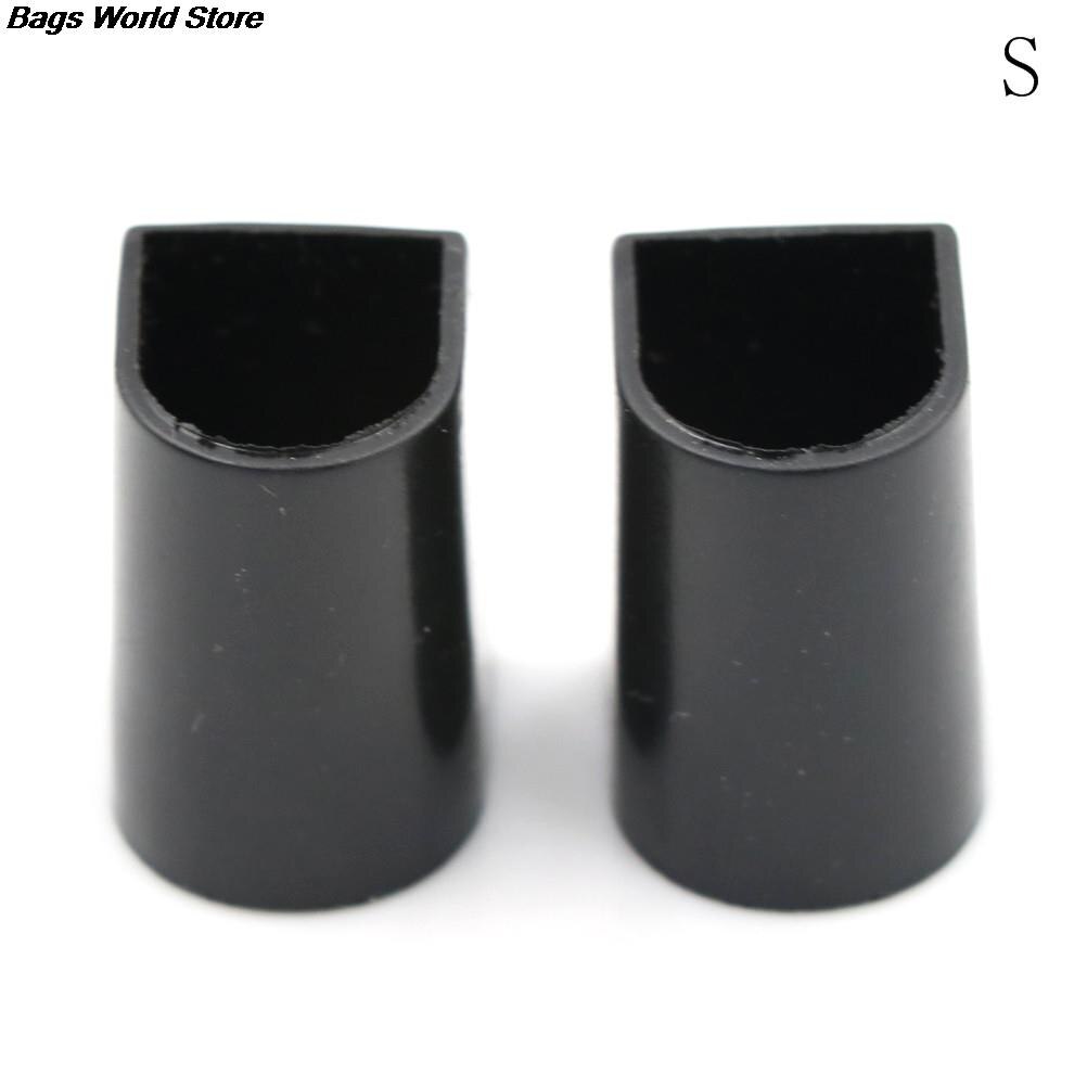 1 Pair Latin Dance Shoes Transparent Shoe Covers Cap Shoe Care Hard Wearing High Heeler Wedding Heel Protectors Stoppers 3 Sizes: Black S