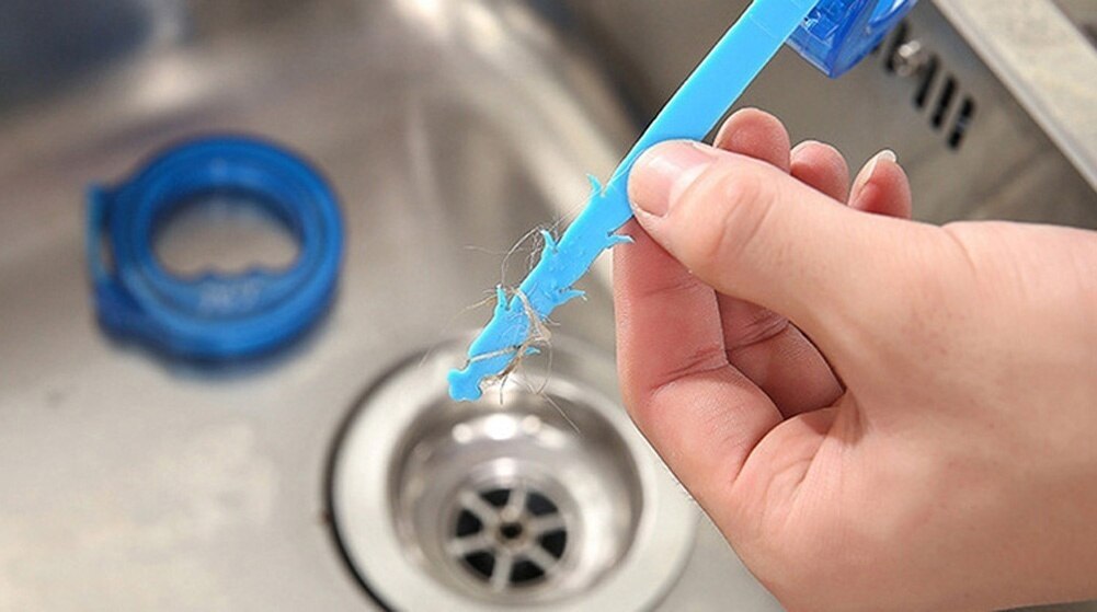 1 stk drænvaske renere badeværelse unclog vask badekar slangebørste hårfjerning renere hjem rengøringsbørster værktøj