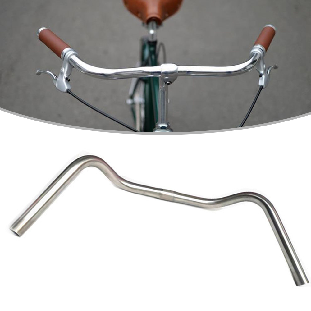Roestvrijstalen fietsstuur Legering All Rounder-stuur Fietstrekking Comfort Cruiser Zit-up fietsvervangingsaccessoires