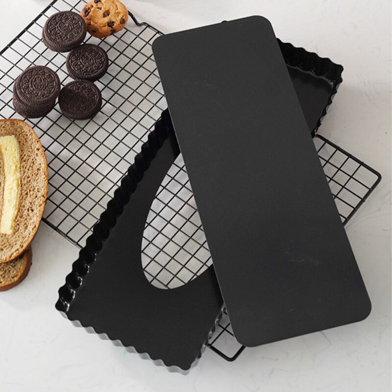 Large Size Fluted Pie Tart Pan Nonstick Baking Dish Pie Pan Removable Bottom Tart Cake Mould Cheese Cakes Desserts Pastry Tools