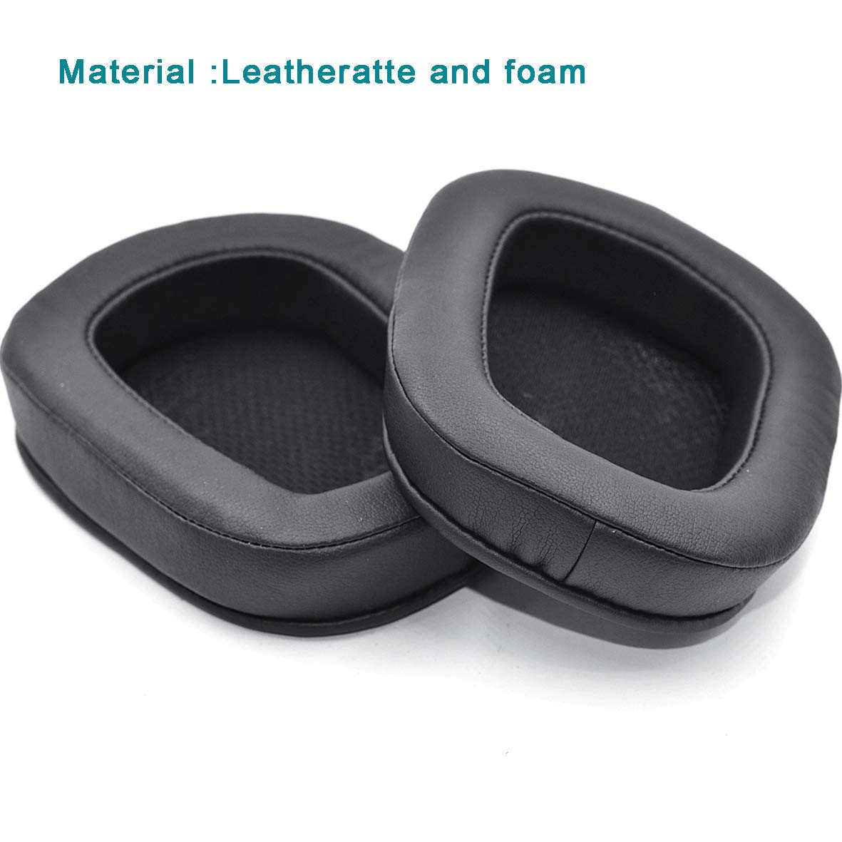 Replacement Earmuff earpads Cup Cover Cushion Ear Pads Headband for Logitech G933 G633 G633 933 Artemis Headphones: Leatheratte earpads