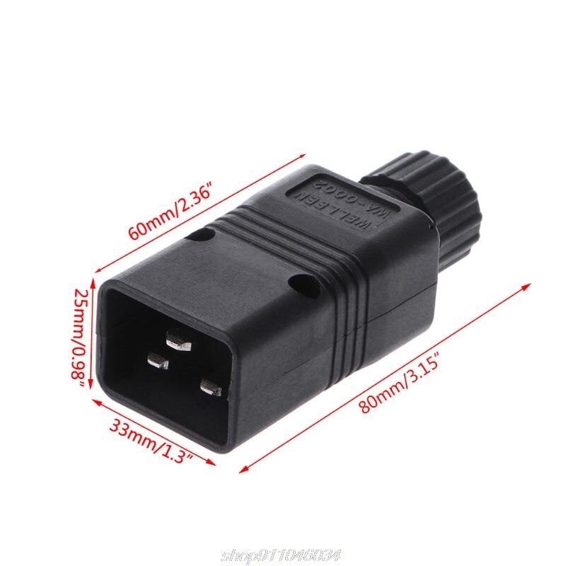 Connecteur Mâle-femelle Haute Puissance 10 Mm², 50A 600V, Prise Droite Grise, Neuf, Pour Câbles électriques