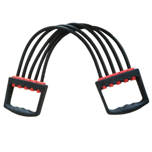 Gimnasio ajustable 5-Primavera de goma expansor de pecho sacar Camilla entrenamiento muscular (expansor pecho)