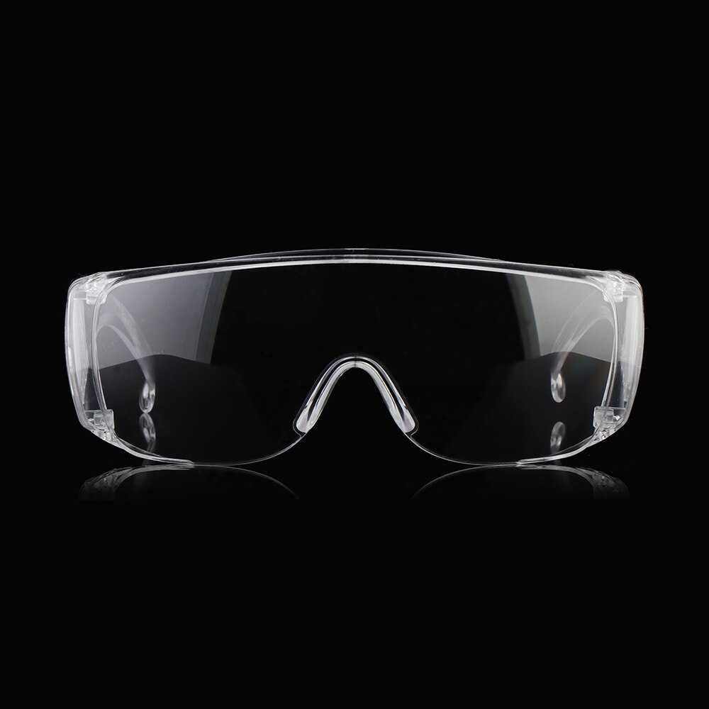 Transparent Protective Safety Glasses Work Anti Dust Eye Anti-Fog Antisand windproof Anti Dust Saliva Goggles Eye Protection: clear