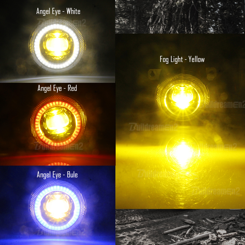 Car Fog Light LED Angel Eye Daytime Running Light 8000LM For Citroen DS3 DS4 DS5 C1 C3 C4 C5 C6 C-Crosser Jumpy Xsara Berlingo