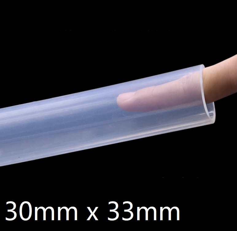 Transparent Flexible Silicone Tube ID 30mm x 33mm OD Food Grade Non-toxic Drink Water Rubber Hose Milk Beer Soft Pipe Connect