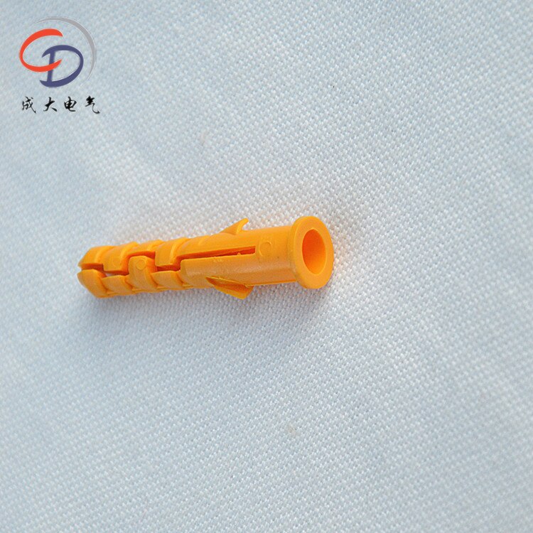 200 st plastexpansionsrör  m6*30mm m8*40mm gummiplugg plaströr nylonpelare expansionsskruv ankarplugg väggpluggar