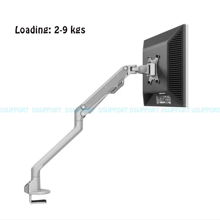 Aluminum 360 Gradi Olio Gas Primavera 17 "-30" Monitor Braccio del Monitor Facile e Rapida Installazione Del Supporto Del Supporto carico 2-9kgs