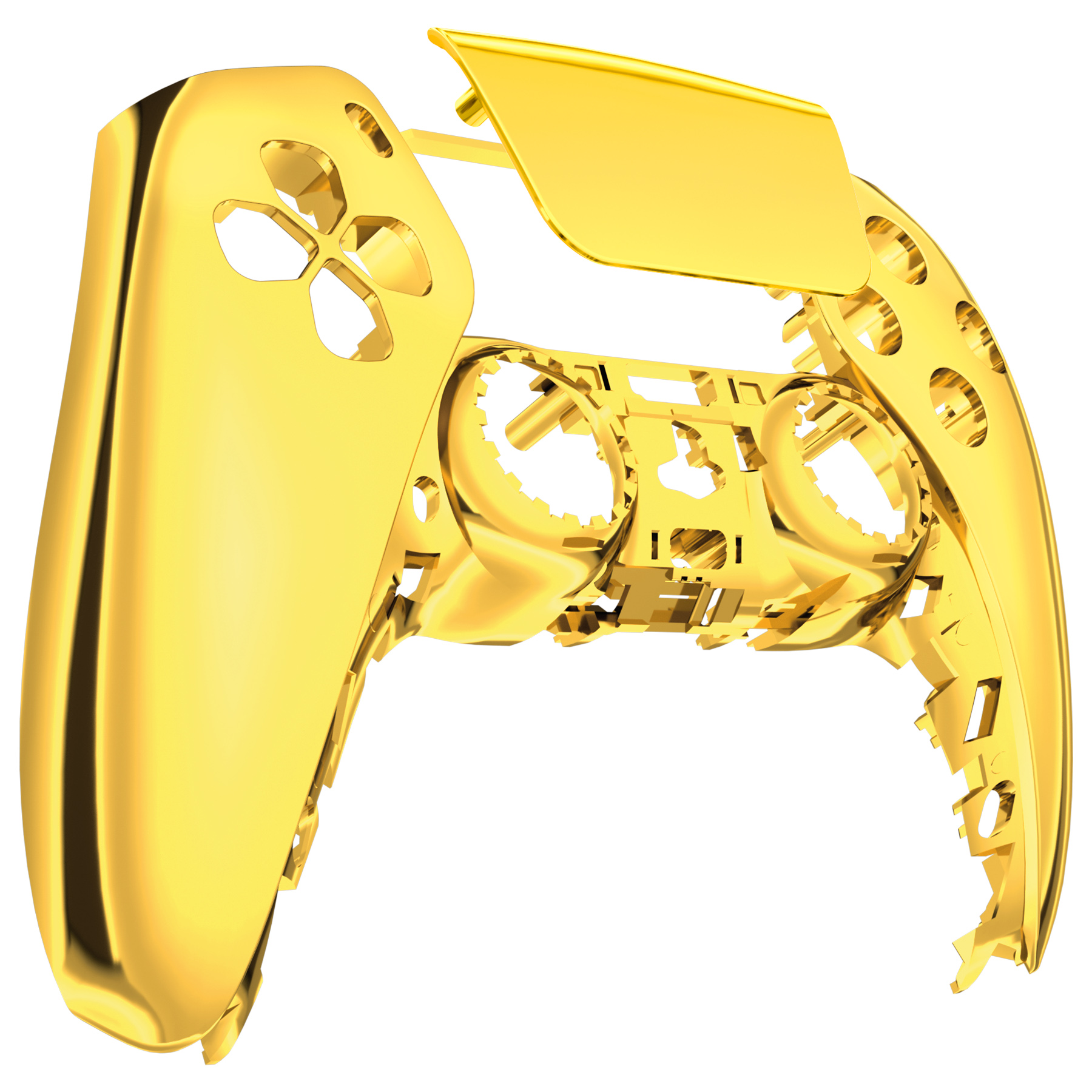 Extremerate Glossy Touchpad Front Behuizing Shell Diy Shell Custom Touch Pad Cover Faceplate Compatibel Met PS5 Controller