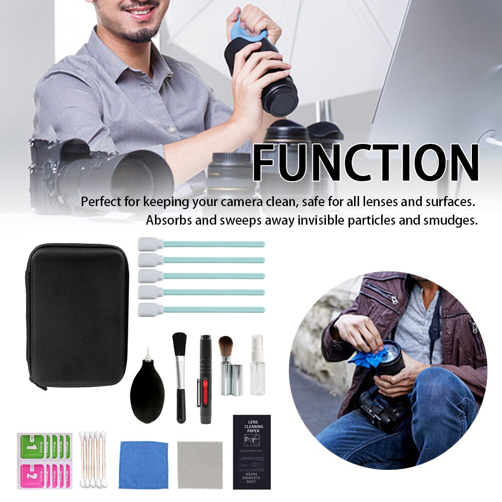 Camera Cleaning Kit Plastic DSLR SLR Air Blower Multifunctional Travel Portable Lens Screen Home Dust Removal