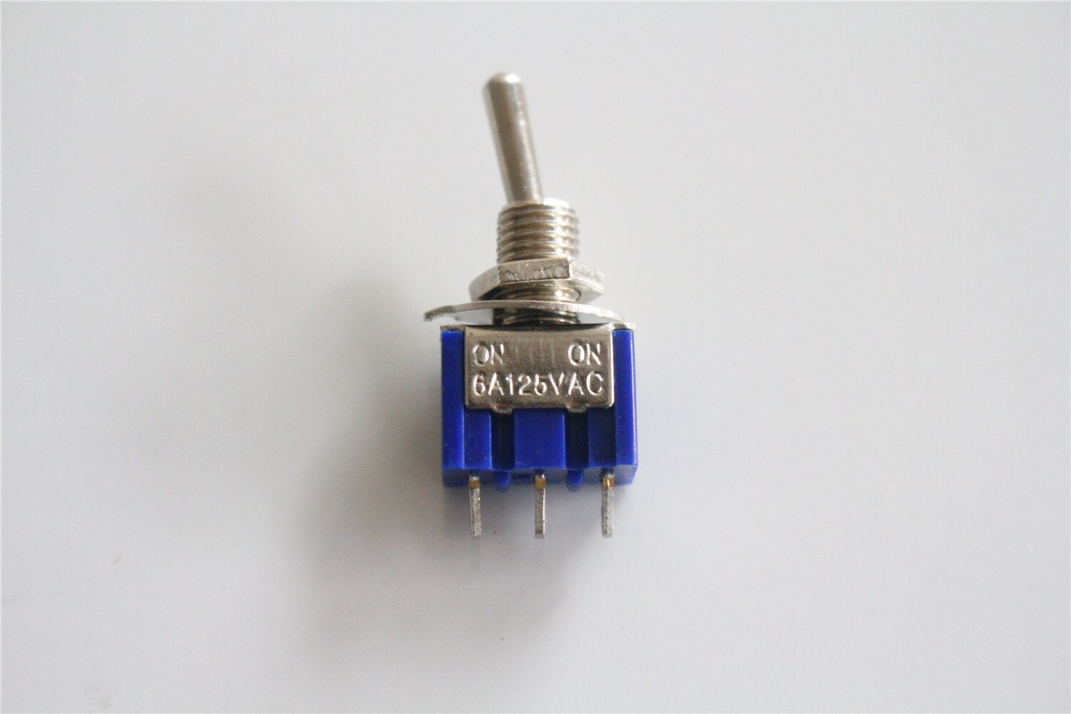 1/5/10PCS MTS102 Miniature Toggle Switch Single Pole Double Throw SPDT ON-ON 120VAC 6A 1/4 Inch Mounting MTS-102