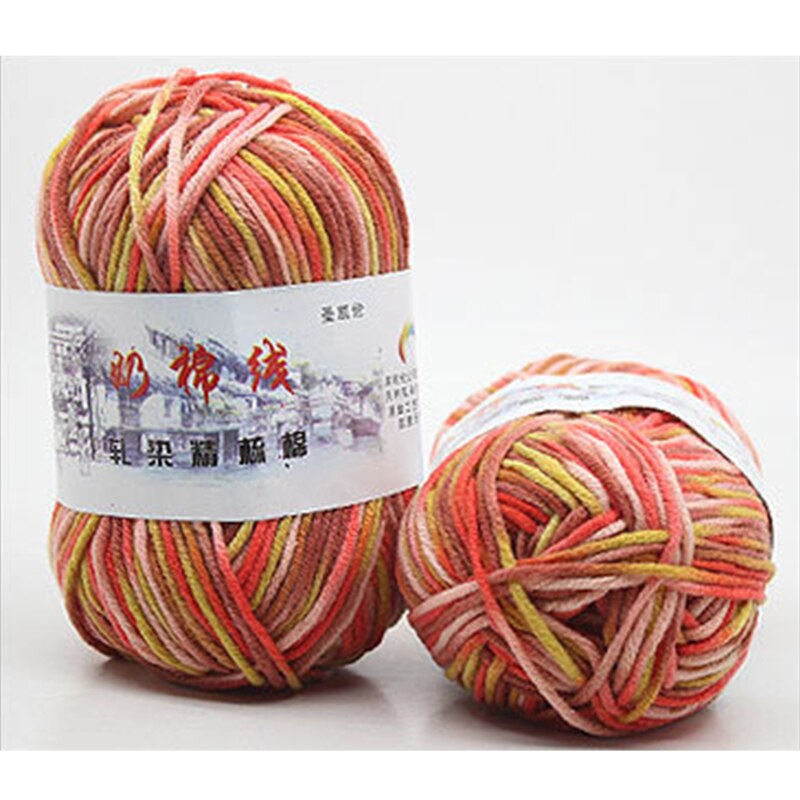 Baby Milk Cotton Yarn Crochet Hat For Knitting Wool Yarn Warm Chunky Yarn Children Hand Knitted Yarn Blanket Sweater: 4