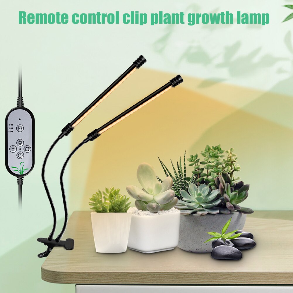 LED Plant Grow Light 5 Light Dimming Timing Flexible Clip USB Linear Seedling Lamp Full Spectrum Waterproof Plant Fill Light
