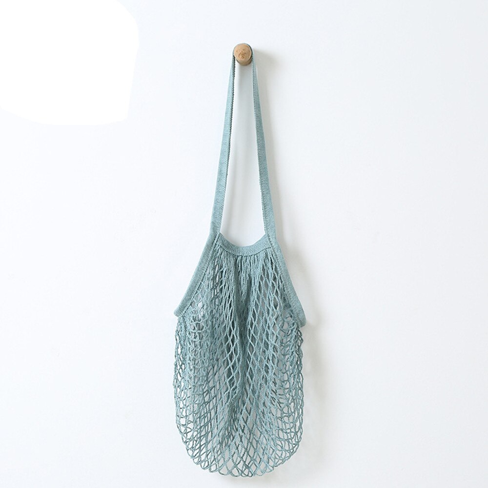 Net Turtle Bag Mesh Shopping Bag String Shopping Fruit Bag Breathable Reusable Hanging Kitchen Garbage Grocery Storage: C002