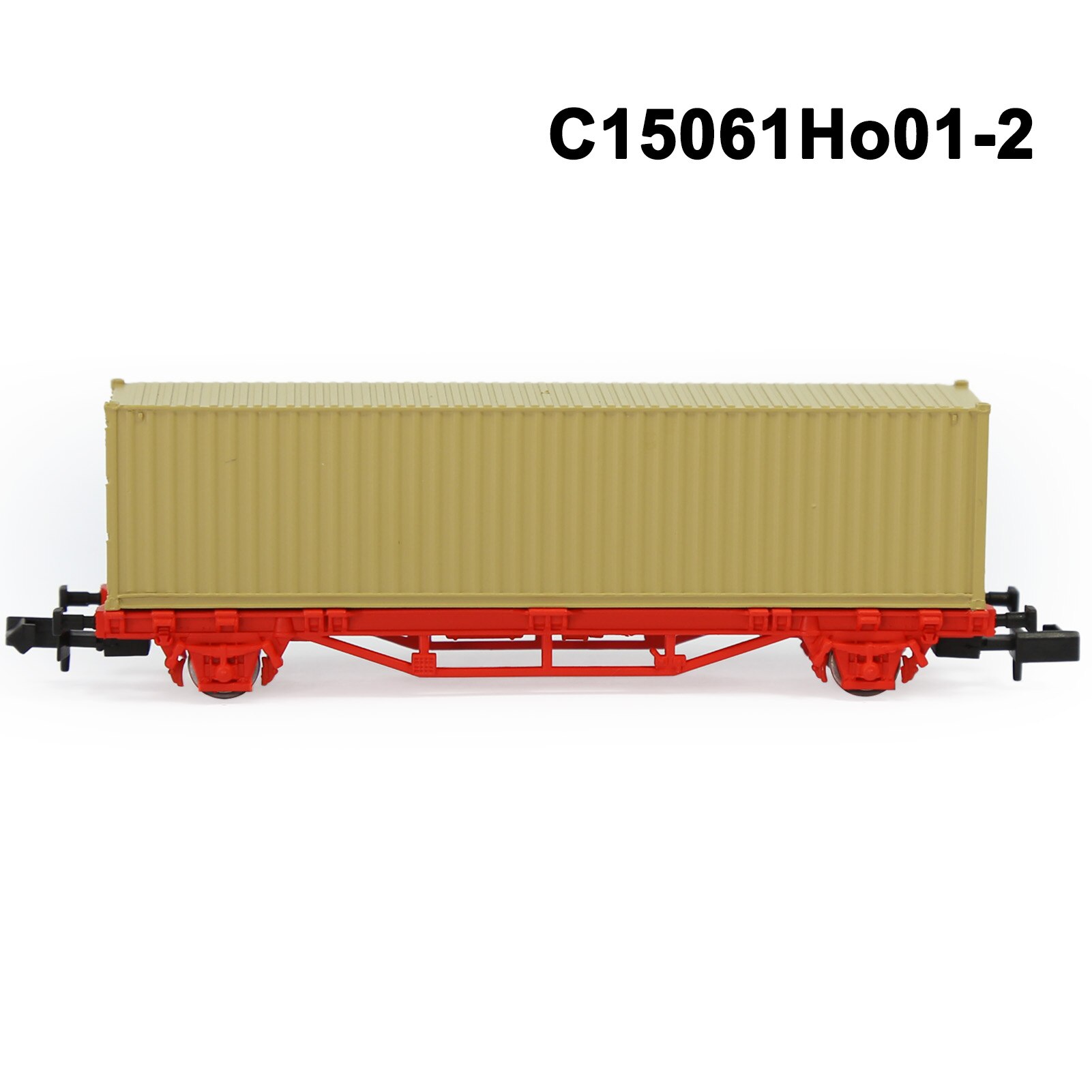 1 Set N Scale 1:160 Flat Car with 40' 20' Container Model Railway Wagons Freight Car C15061: C15061Ho01-2