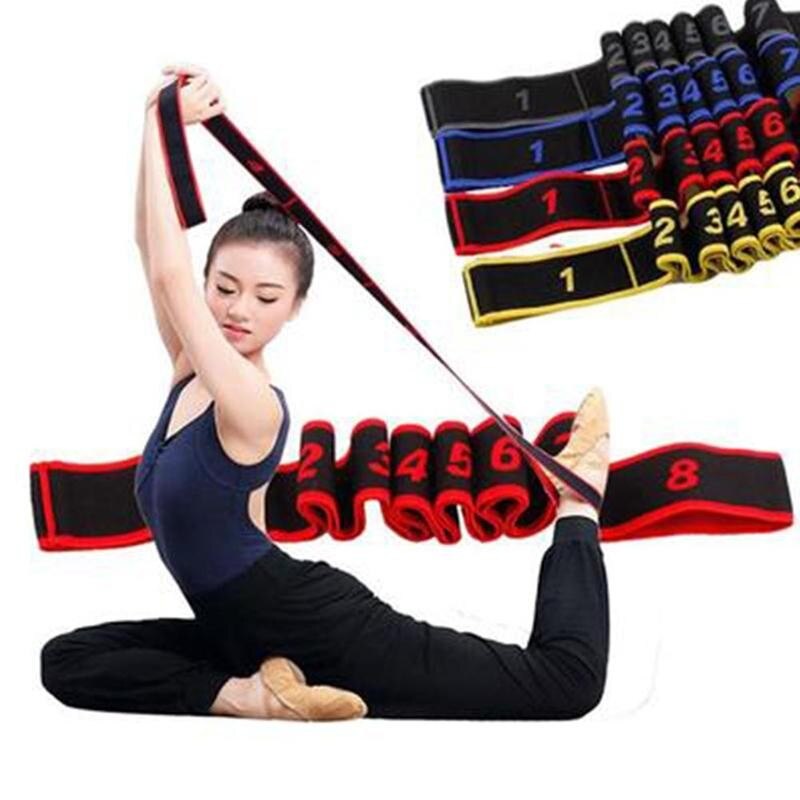 Yoga Pull Riem Riem Resistance Bands Latex Elastische Gymnastiek Band Fitness Thuis Training Stretching Fitness Workout Pilatus M7U9