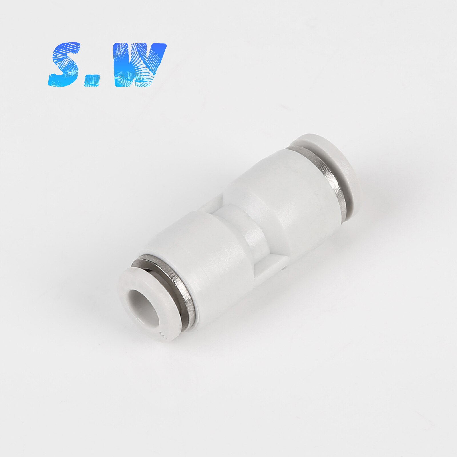 Pneumatisk kobling plast pneumatisk koblinger luftrør gjennomskyving gass kobling 4mm 6mm 8mm 10mm 12mm 14mm 16mm od slange-rør