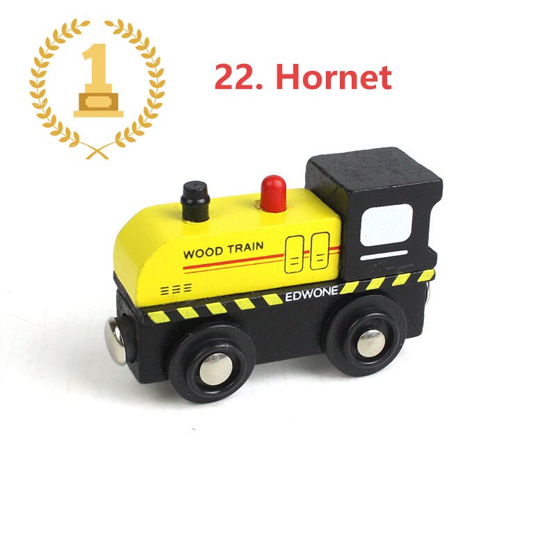 Legno Magnetico Treno Aereo di Legno Ferroviario Elicottero Auto Accessori Camion Giocattolo Per I Bambini Si Adattano In Legno nuovo Biro Tracce Regali: 22