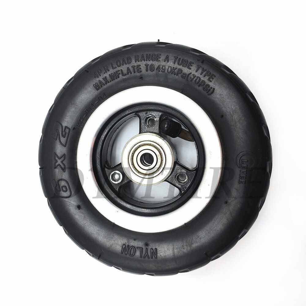 Pneu gonflable de la roue 6x2 de 6 pouces pour le Mini chariot électrique de Scooter épaissi le pneu intérieur et extérieur de résistant à l'usure