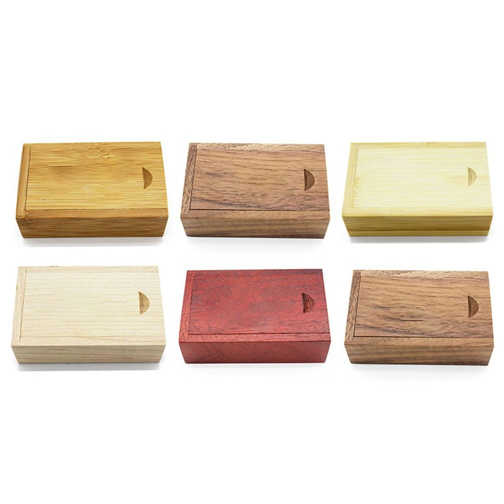 USB Flash Drive Maple Wood Photo Album Box Portable Storage Device Universal USB2.0 Memory Stick For Laptops Notebook