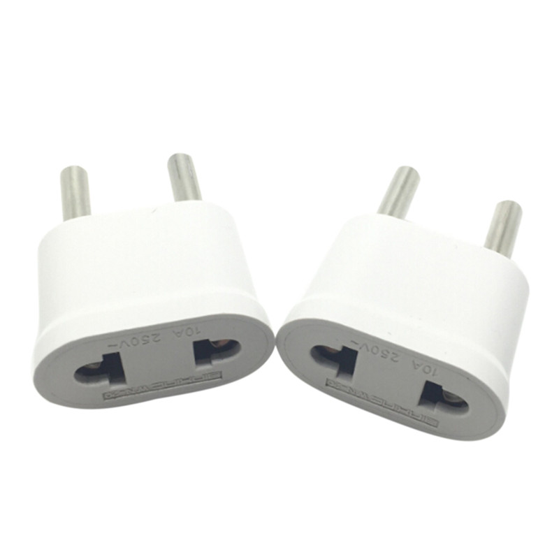 1 Pcs Travel Power Schuko Plug Adapter Oplader Converter Voor Us Usa Naar Eu Euro Europa Usa Converter