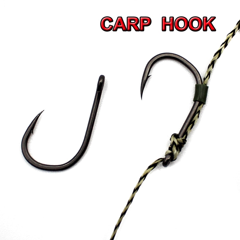 25 Stuks Karper Haken Wide Gape Prikkeldraad Haak Voor Karper Vissen Naald Scherpe Curve Karpervissen Haken Mat Zwart Pop up Boilies Europa