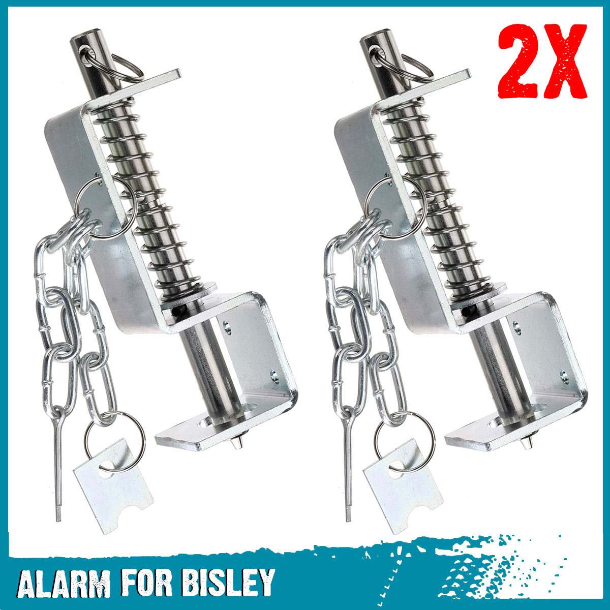 Alarm Gate Fence Trips Line Wire 12G Blank Firer Pest Intruder Alarm Safety Switch For Bisley Strong Steel For Outdoor Security: 2pcs