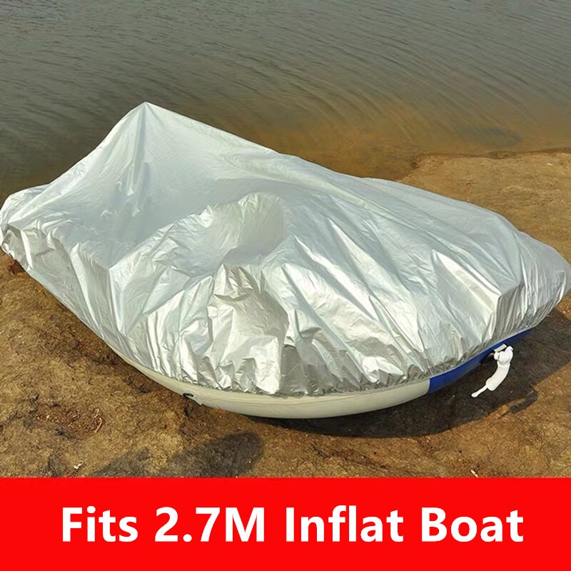 JayCreer Inflatable Boat Cover For Inflatable Boat ,UV Resistant Inflatable Dinghy Boat Cove: Fits 2.7M InflatBoat