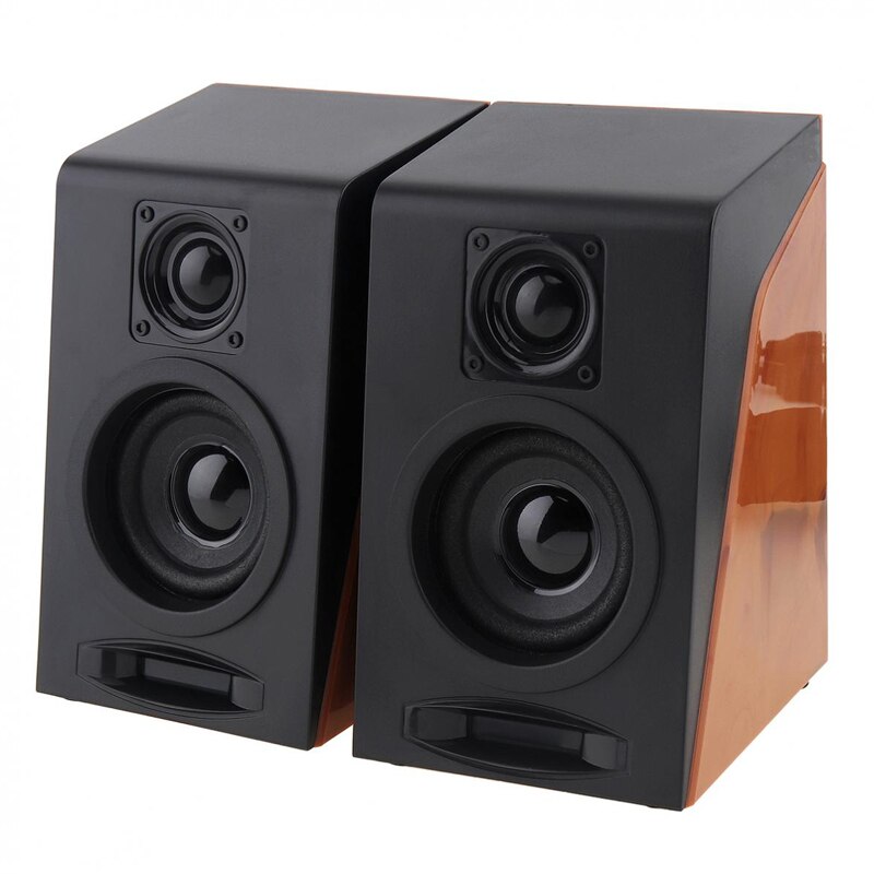 Volle Antimagnetisch 52mm 6W Mini USB 2.0 Computer Holz Subwoofer Lautsprecher Mit 3,5mm Stereo Jack Für PC/ Laptop/Telefon: Ursprünglich Titel