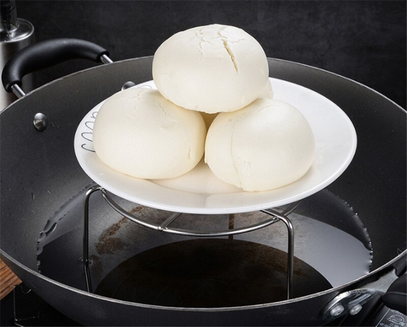 Stainless Steel Steamer Rack Multi-Purpose Steam Tray Stock Pot Steaming Tray Stand Kitchen Cookware rice cooker steaming rack