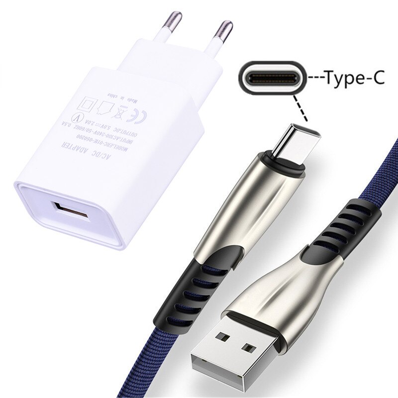 Eu-wandcontactdoos usb-lader 3a snel opladen type c-datakabel voor huawei p smart z  p20 p30 lite mate 20 10 honor 8 9x 30 pro-telefoon