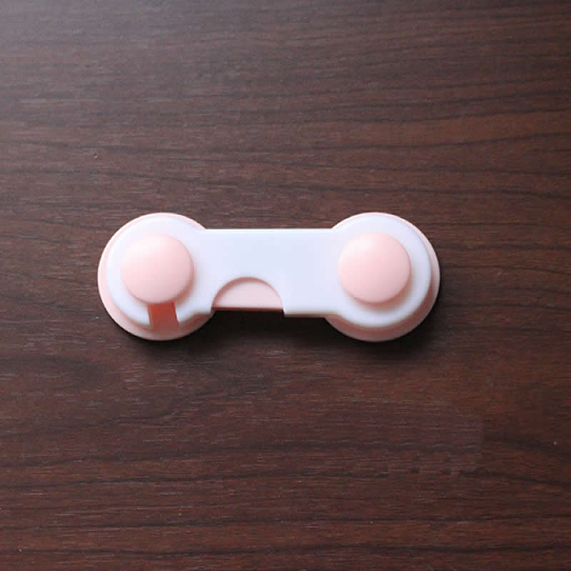 Veiligheid Kast/Kast/Lade Lock Kinderslot Milieuvriendelijk Te Beschermen Veiligheid Van Baby 4 Stk/partij Bar effen: 4 pieces pink