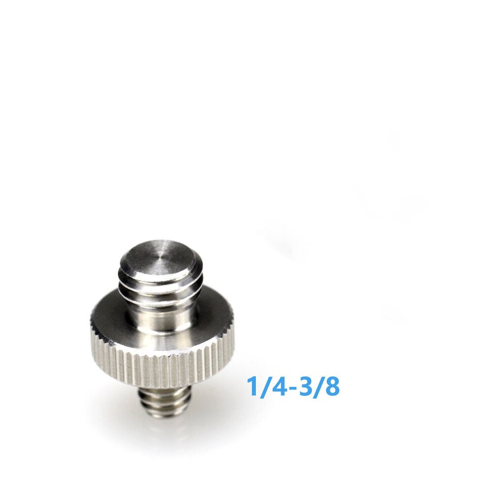 1/4 Inch Schroef 1/4 "Schroef 1/4" Tot 3/8 "Schroef Adapter For A Camera Beugel Statief Aluminium Monopod quick Release Plaat: Black