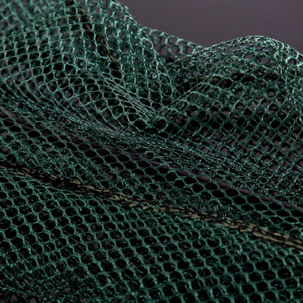 Redes de pesca plegables triangulares retráctiles, aleación de aluminio portátil, 1,5/1,7/2,1 m, Red de inmersión manual para pesca con mosca, herramienta de aparejos de pesca