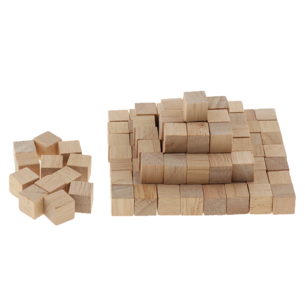 Holz Würfel-1cm-Holz Quadratische Blöcke Für Mathematik,, Der, handwerk & DIY Projekte Pädagogisches-einstellen von 100