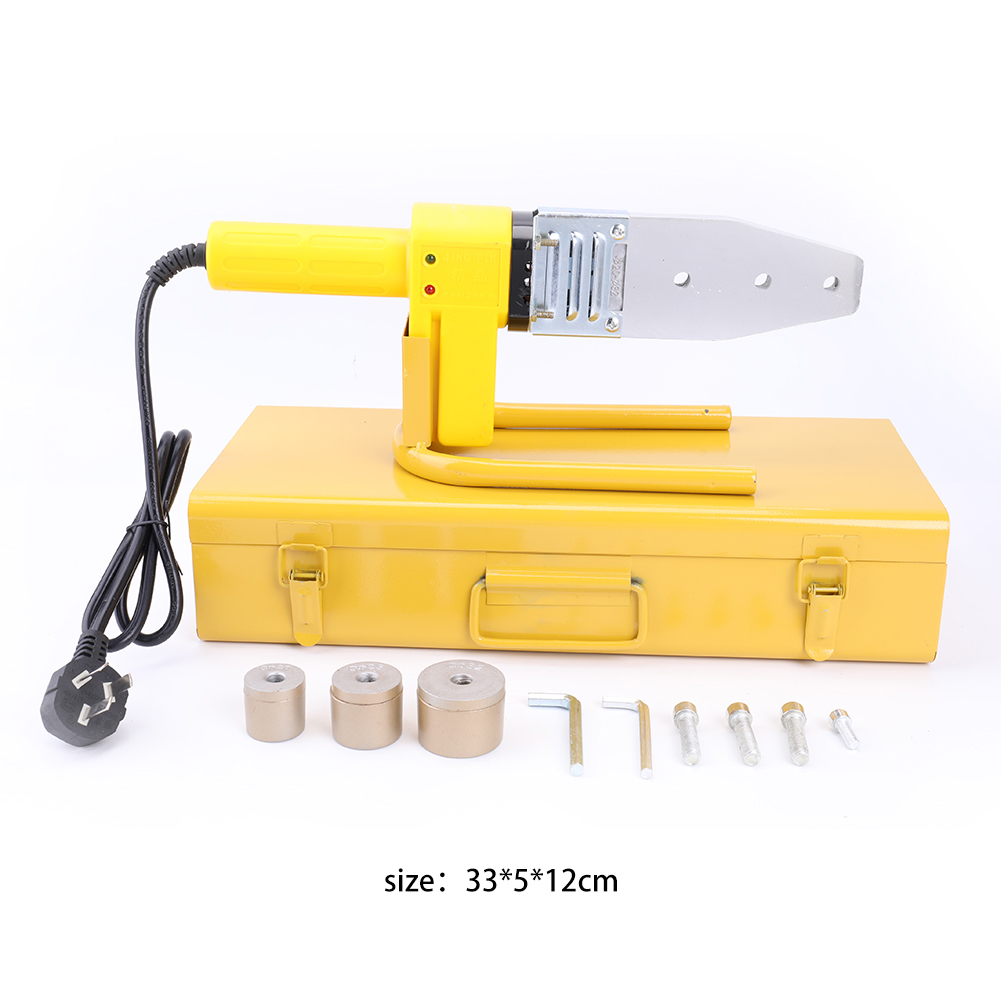 Pipe Welding Machine Pipe Soldering Iron Plastic Welding PP/PPR/PB/PE Tube Heating Melt Machine Temperature Control Tool: 20 to 32mm Set 01